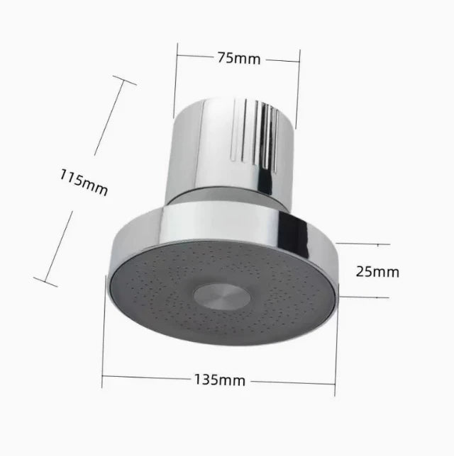 15-Layer Filtered Supercharged Shower Head